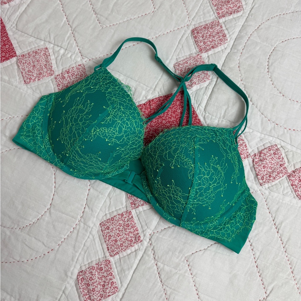 Victoria’s Secret Very Sexy Push Up Bra Size 36C Strappy Crisscross Back - Picture 12 of 12